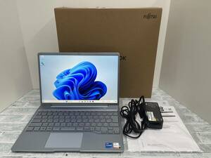 【超美品】富士通 LIFEBOOK CH75/G3［Intel Core i5-1240P/メモリ16GB/SSD256GB/Win11/指紋認証/13.3型/Wi-Fi 6E/稀有色］送料無料■N6J633