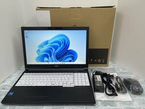 [ очень красивый товар ] Fujitsu LIFEBOOK A5513/MX[Intel Core i5-1235U/8GB/SSD256GB/DVD/ лицо засвидетельствование /Wi-Fi 6E/Win11 Pro/15.6 type ] бесплатная доставка #N6J651