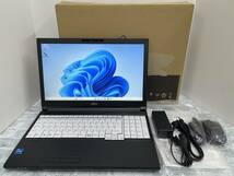 【超美品】富士通 LIFEBOOK A5511/LX［Intel Core i5-1135G7/8GB/SSD512GB/DVD/顔認証/Wi-Fi 6/Win11 Pro/15.6型］送料無料■N6J653_画像1