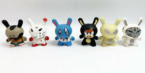 現状品 kid Robot DUNNY 6体セット キッドロボット ダニー フィギュア 2-27