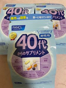 FANCL ファンケル　40代からのサプリメント 男性用 30袋×３個