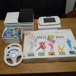 任天堂 Nintendo Wii WiiU ソフト wii fit plus ゲーム マリオカートハンドル スーパーマリオ まとめ まとめて wiiまとめ ソフトまとめ