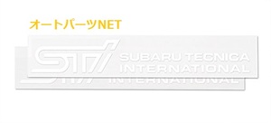 SUBARU/ Subaru STI[ стикер C( белый )]2 листов ввод [STSG14100300]