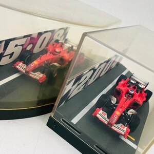 難あり中古品 マテル 1/43 フェラーリ F2004 シューマッハ バリチェロ ハンガリーGP 2004 ハンガロリンク 2台セット