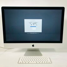 ジャンク iMac Retina 5K 27インチ (Mid 2017) Core i7 4.2GHz/16GB/FD 3.12TB MNEA2J/A_画像1