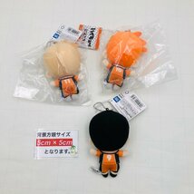 新品 ハイキュー にとたん ボールチェーン付ぬいぐるみ セカンドユニフォーム 日向翔陽 影山飛雄 月島蛍 3種セット_画像2