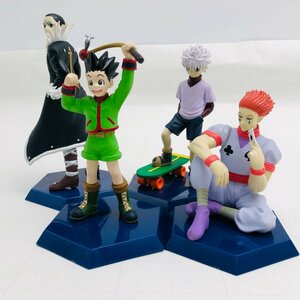 中古品 HUNTER×HUNTER ハンター×ハンター リアルフィギュア ゴン キルア ヒソカ クロロ 4種セット