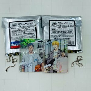 中古品 黒子のバスケ スクエアアクリルキーホルダーコレクション SEASONS Vol.2 黄瀬涼太 青峰大輝 2種セット