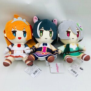 新品 プリンセスコネクト！Re:Dive ぬいぐるみ ペコリーヌ キャル コッコロ 美食殿 全3種セット