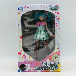 新品未開封 セガ SPM 初音ミク Project DIVA 初音ミク カラフルドロップ