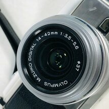 ジャンク OLYMPUS PEN オリンパスペン E-P3 デジタルカメラ ミラーレス一眼カメラ レンズ付き_画像9