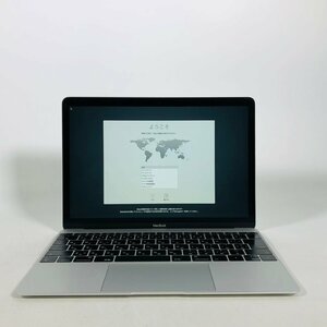 動作確認済み MacBook 12インチ (Mid 2017) Core m3 1.2GHz/8GB/SSD 256GB シルバー MNYH2J/A