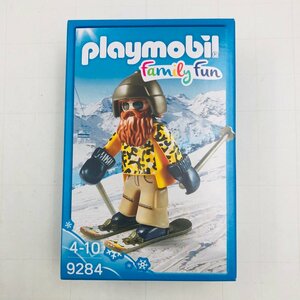 新品未開封 Play mobil プレイモービル 9284 Family fun ウィンタースポーツ スキーヤー