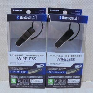 TBM05K　Bluetooth　ヘッドセット　AC充電器付き　2点セット