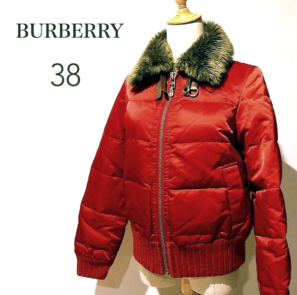 バーバリー ブルーレーベル ダウンジャケット 38 サイズ BURBERRY BLUE LABEL 送料込