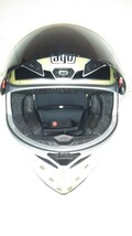 AGV K1 限定生産品 スクラッチグラフィック 使用歴僅かの美品ですが、訳ありです。 Mサイズ アジアンフィット SHOEI アライ_画像7