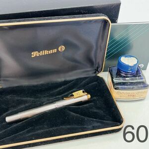 2AD8 【未使用品】Pelikan ペリカン 万年筆 ペン先18C-750 750/760 スベレーン インク ハードケース付き 現状品