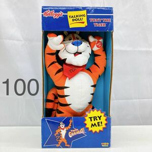 2AA29 新品未使用 Tony The TIGER ケロッグ Kellogg's 人形 フィギュア talking Doll トニータイガー ぬいぐるみ キャラクター 元箱付き 