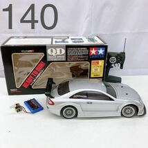 2AB92 TAMIYA タミヤ 1/10 ラジコン CLK-DTM AMG-メルセデス ベンツ 元箱付き 車 おもちゃ 玩具 中古 現状品 動作未確認_画像1