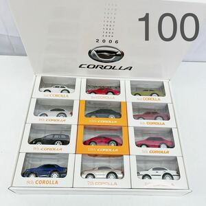 2AY9 【未使用品】COROLLA カローラ ミニカー 12台 箱付き 2006 おもちゃ コレクション 現状品