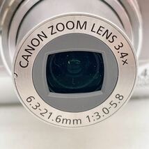 2AC31【動作品】デジカメ Canon PowerShot A470 シルバー (7.1メガ) 中古 現状品_画像3