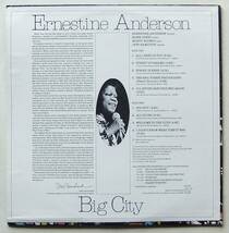 ◆ ERNESTINE ANDERSON / Big City ◆ Concord Jazz CJ-214 ◆ V_画像2