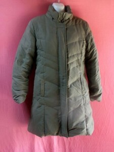 USED SELF SERVICE down coat size M moss green series 