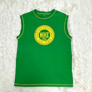 【極美品】NIKE ナイキ　タンクトップ　スポーツウェア　キッズ　160㎝　緑