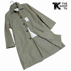 ★新品 THE SHOP TK タケオキクチ ステンカラーコート M ベージュ★