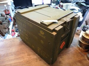 デンマーク軍放出品 　ウッドアミッションボックス　122417