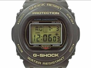 CASIO G-SHOCK カシオ GショックDW-5735D-1BJR 35周年限定モデル ブラック ゴールド スクリューバック 中古品