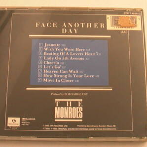 SONOPRESS【W.Germany盤】THE MONROES / FACE ANOTHER DAY SONOPRESS CDP 7-46261-2/B-4414の画像2
