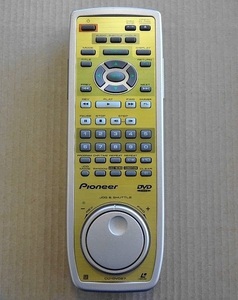 419▽Pioneer/パイオニア DVD・LDプレーヤー（DVL-919）用 リモコン CU-DV027 赤外線OK！