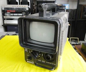National/5インチ 白黒ブラウン管テレビ『TR-509E』超ジャンク品