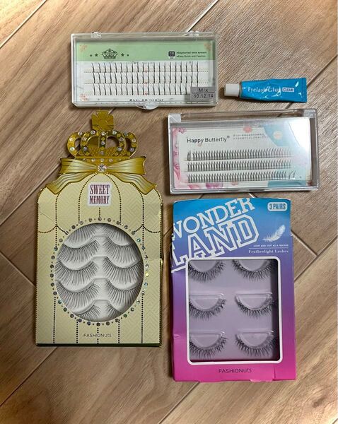 つけまつげ 4点セット まとめ売り