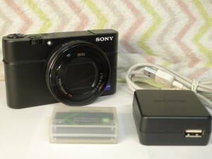 SONY CyberShot DSC-RX100M4 正常動作品 バッテリー、充電アダプタ付属 送料込み