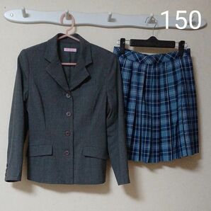 セットアップ スーツ 上下 ジャケット スカート 卒服 150女の子