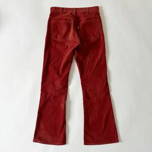 70s Levi’s リーバイス 646 コーデュロイ パンツ ブーツカット デニム ジーンズ フレア vintage ビンテージ 517 684 ビッグE