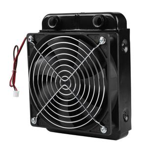 120mm water cooling radiator Acouto CPU water cooling radiator G1 / 4s red . line radiator water cooling fan 120/3