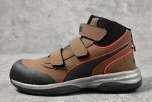 PUMA プーマ 安全靴 メンズ スニーカー シューズ Rapid Brown Mid ベルクロタイプ 作業靴 63.553.0 ラピッドブラウンミッド 26.5cm / 新品_画像3