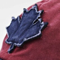 CANADA キャップ 帽子 刺繍 Vintage アウトドア キャンプ プレゼント ギフト 父の日 7987495 イエロー×ブラウン 新品 1円 スタート_画像3