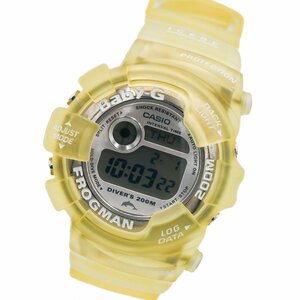 1円 稼働 CASIO カシオ G-SHOCK Gショック ベイビーG フロッグマン BGW-103K イルクジ QZ クオーツ デジタル SS 腕時計 1262820240206