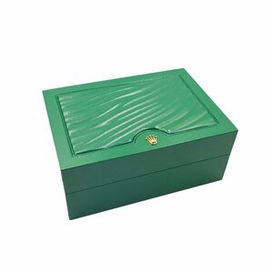 1円 美品 ROLEX ロレックスケース 時計用 空箱 BOX 内箱 M ウォッチケース 39139.01 正規品 緑 グリーン 21420240220