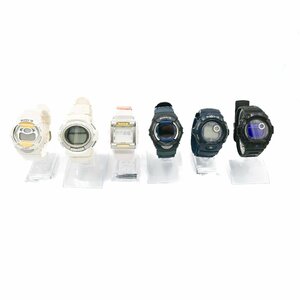 1円 CASIO カシオ G-SHOCK Gショック 等 まとめ 6点 セット BABY-G ベイビージー G-COOL 未チェックジャンク BLX-100 110720240220