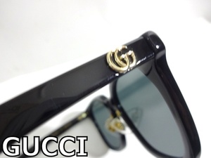 X4A094■本物■ グッチ GUCCI 日本製 アジアンフィット GG1000SK ブラック&ゴールド色デザイン サングラス メガネ 眼鏡 メガネフレーム