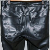 超人気 完売 glamb グラム Leather Pants ピーユーレザーパンツ 合皮 フェイクレザー ストレッチ スキニー size.S ブラック GB0320-P13_画像6