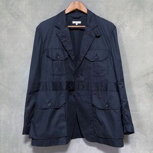 米国製 Engieered Garments エンジニアードガーメンツ コットン 薄手 ハンティング ノーフォーク ジャケット size.S ネイビー Made in USA