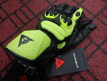 9/Lサイズ★DAINESE ダイネーゼ 1815917 IMPETO D-DRY GLOVES BLACK/FLUO-YELLOW★_画像1