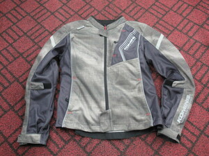 KOMINE Komine JK-128 protect full mesh jacket smoked / black lady's L size 