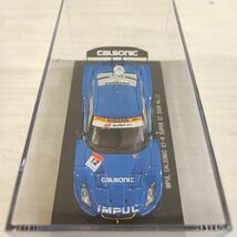 Tv6【60】1円～ EBBRO エブロ 1/43 NISSAN 日産 インパル カルソニック GT-R 2009 スーパーGT GT500 #12 ブルー 44173 ミニカー_画像8